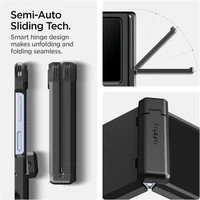 Spigen Tough Armor Pro Mag Magnetinis dėklas telefonui Samsung Galaxy Z Flip 6 / 7 FE - juodas