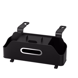 Car organizer for front seats with compartments OXFORD black