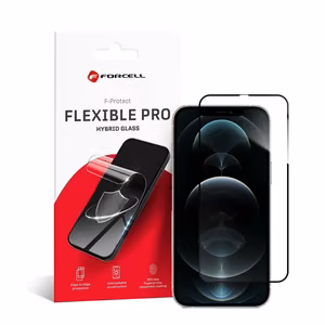 Apsauginis stiklas Forcell Flexible Nano Glass 5D for iPhone Xs Max/11 Pro Max - juodas (m)