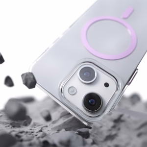 Etteri Spalvotas Magnetinis dėklas telefonui iPhone 14 6,1" rožinė