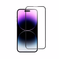 Apsauginis stiklas Blue Star - APP IPHONE 14 Pro Max 5D pilnas dangtis juodas