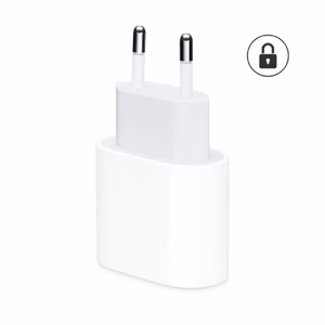 Originalus įkroviklis Apple MHJE3ZM/A baltas 20W (be pakuotės)