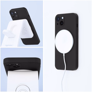 Dėklas Samsung A27 Silicone Mag Cover suderinamas su MagSafe (kameros apsauga) šviesiai mėlynas