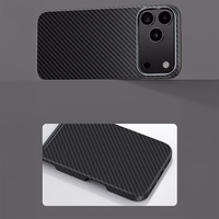 Benks Magnetinis apsauginis Kevlar dėklas su metalo rėmu 600D (0068) skirtas iPhone 17 Air juodas
