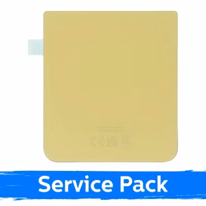 Galinis dangtelis, suderinamas su Samsung F711 Z Flip3 / Geltonas / (Service Pack)