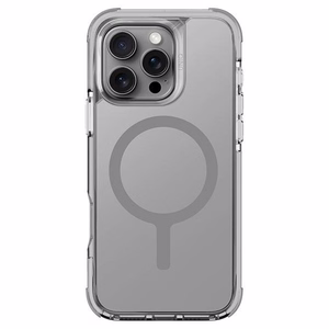 Uniq Combat iPhone 16 Pro 6.3" Magnetinis įkrovimo dėklas pilkas/akmens pilkas