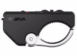SENA RC4 SC-4B-01 nuotolinio valdymo pultas motociklų interkomams Bluetooth 4.1, juodas, sidabrinis
