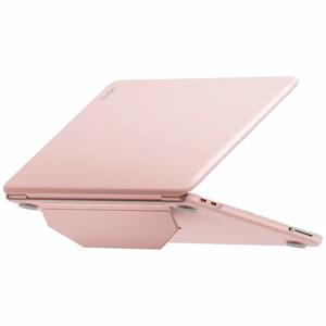 Uniq Lyden Versa dėklas, skirtas MacBook Neo – spalva: rožinė