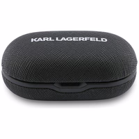 Karl Lagerfeld Saffiano Logo ENC TWS ausinės juodas