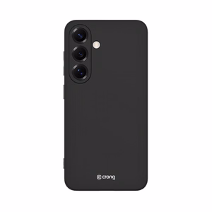 Crong Color Cover dėklas, skirtas Samsung Galaxy S25+, juodas
