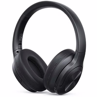 USAMS Ausinės Bluetooth 5.3 apgaubiantys US-YH Series juodas TDLYEJYS01 (USAMS-YH21)