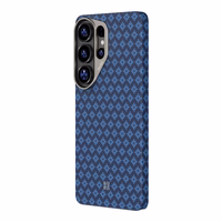 Benks Magnetic Armor Air Armor Grid Kevlar Dėklas Metal Frame 600D (A050) for Samsung Galaxy S26 Ultra mėlynas