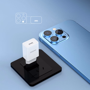 Dudao A4EU USB-A 2.1A sieninis įkroviklis - baltas + USB-A - USB-C kabelis