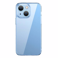 Baseus SuperCeramic skaidrus stiklinis dėklas ir apsauginio stiklo rinkinys iPhone 14 Plus