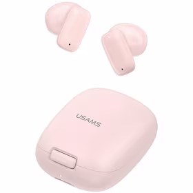 USAMS Ausinės Bluetooth 5.3 TWS ID Series belaidės rožinis BHUID04 (ID25)
