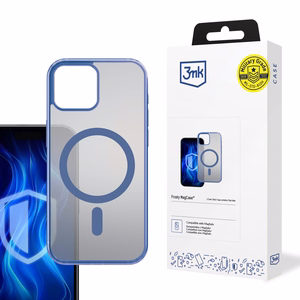 3mk Frosty MagCase синий Чехол для Apple iPhone 14 Plus - прозрачный