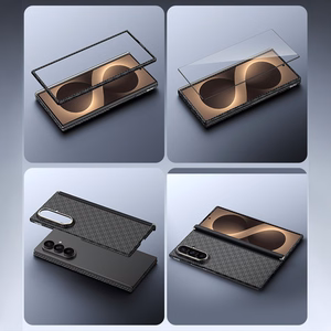 Benks Magnetic Armor Grid Air Grand Combo dėklas (C.K.FL.SA.BK.0051), skirtas Samsung Galaxy Z Fold 8 Ultra, juodas