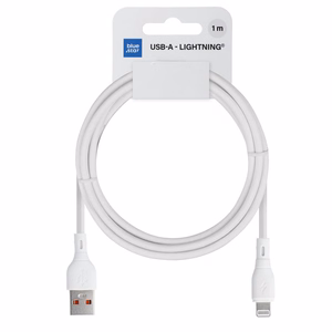 BLUE STAR ECO kabelis 2,4A USB A į Lightning PJ68-24-2.4 1m baltas