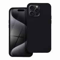 Silikoninis dėklas IPHONE 15 Pro Max - juodas