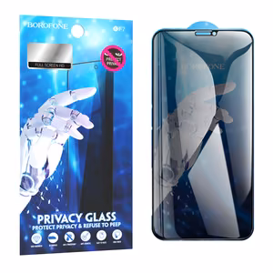 Borofone apsauginis stiklas BF7 Diamond Armor pilnas ekranas Anti-spy Iphone X/XS/11 Pro - 10 vienetų