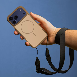 Frame Thin Mag dėklas for iPhone 11 rudas