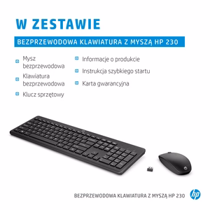 HP 230 беспроводная мышь + клавиатура