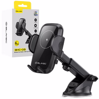 Blavec Car laikiklis BHC-03 15W with induction charging to windshield (BHC03-WIB) juodas