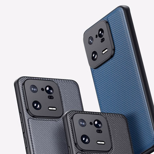 Dux Ducis Fino dėklas Xiaomi 13 Pro su silikoniniu rėmeliu mėlynas