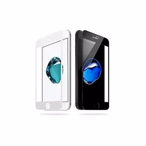 Screen protection glass "5D Full Glue" Apple iPhone 6 Plus/6S Plus curved white bulk