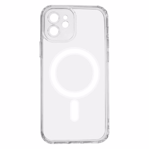 Anti Shock 1,5 mm Magnetinis dėklas telefonui iPhone 12 6,1" skaidrus su kameros apsauga