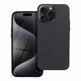 MATT dėklas telefonui IPHONE 15 Pro juoda