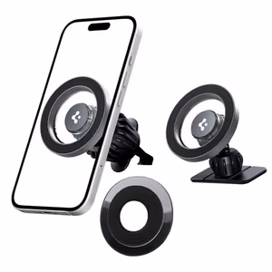 Spigen MFT13 MagSafe Car Holder for Cockpit or Air Vent - Silver