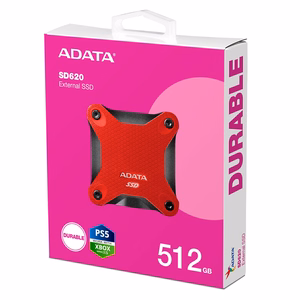 ADATA SD620 512 GB raudonas