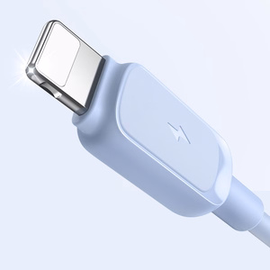 Joyroom Multi-Color Series A14 Lightning / USB-A 2.4A 1.2 m kabelis - mėlynas