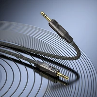 Borofone Kabelis AUX BL22 Dignity - 3,5 mm kištukas į 3,5 mm kištuką - 1 metras juodas