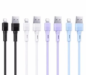 LAIDAS REMAX LEYA SERIES RC-C093 2,4A USB/LIGHTNING baltas