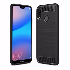 CARBON dėklas telefonui HUAWEI P20 LITE juodas
