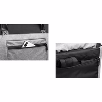 Wozinsky Premium Suit kelioninis krepšys su skyriumi šlapiems daiktams (45L) - juodas