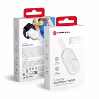 Išorinė baterija Apple Watch Forcell F-Energy Mini Power Watch 1A 2,5W 1200 mAh balta