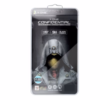 X-ONE Full Cover Extra Strong Privacy - iPhone 16 Pro Max/17 Pro Max (pilnas klijai) - grūdintas stiklas 9H