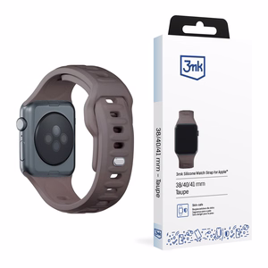 42/44/45/46/49 mm Taupe (big) - 3mk Silicone Watch Strap for Apple