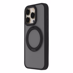Secure Spinning Mag Case dėklas telefonui suderinamas iPhone 15 Pro Max 6,7 juodas