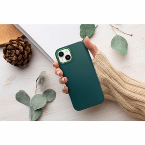 FRAME dėklas telefonui IPHONE 17 Pro žalias