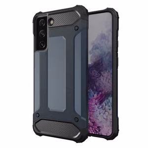 Hybrid Armor dėklas telefonui Samsung Galaxy S23 Ultra šarvuotas hibridinis dėklas mėlynas