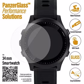 PanzerGlass apsauginis stiklas Samsung Galaxy Watch 3 34mm / Garmin Forerunner 645 / 645 Music / Fossil Q Venture Gen 4 / Skagen Falster 2