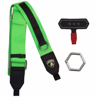 Universalus dirželis Lamborghini D1 Crossbody žalias