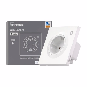 Sonoff WS01TPF-E WiFi išmanusis sieninis lizdas (Type F)
