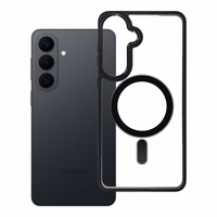 COLOR EDGE MAG COVER dėklas telefonui suderinamas su Magnetiniu MagSafe Samsung S26 Edge juodas