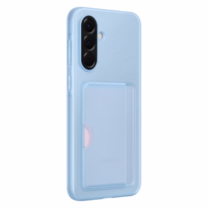 Samsung dėklas su kortelių skyriumi Samsung Galaxy A56 5G telefonui – mėlynas