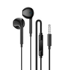 Borofone ausinės BM100 Fuente su mikrofonu juodos